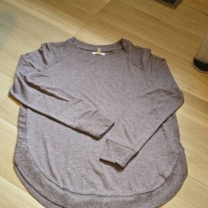 Maurices Scoop Neck Sweater in Mauve Taupe